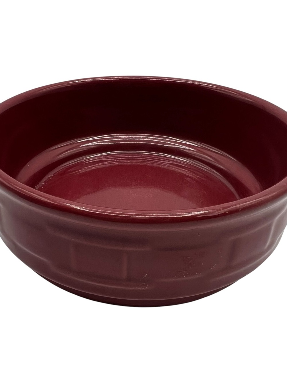 Longaberger Pottery Woven Traditions Red Paprika Stacking Soup or Cereal 6" Bowl